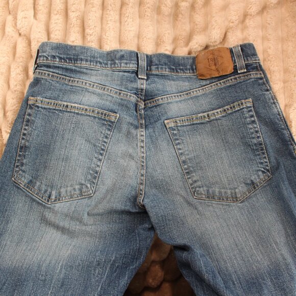 True Craft Men's Distressed Straight Jeans Sz 34x32 - Picture 7 of 9